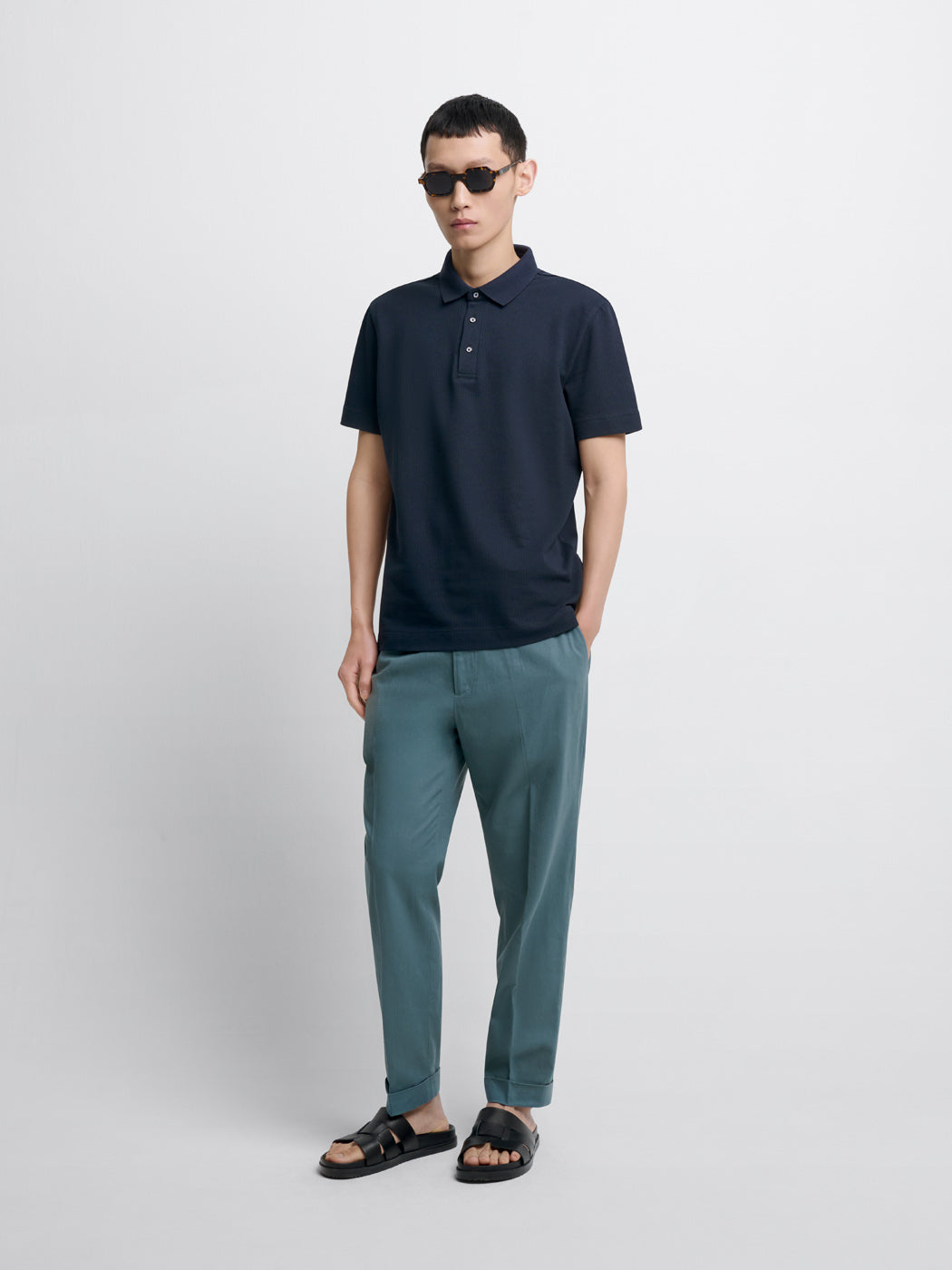 POLO MC MAILLE FINE HOMME - DEVRED 1902