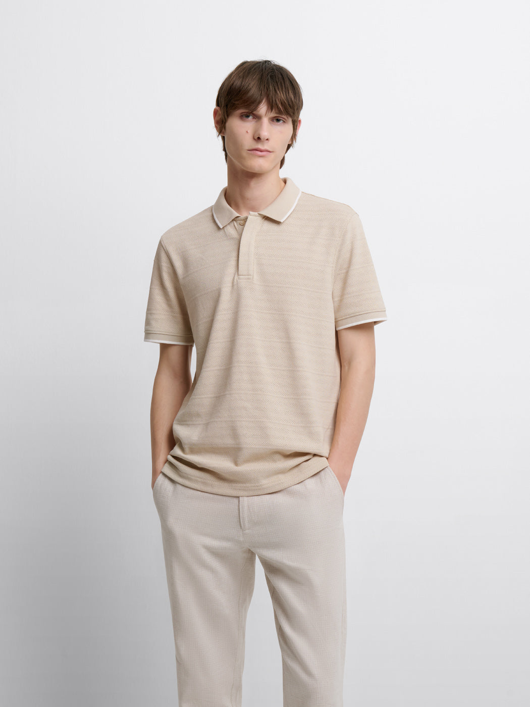 POLO MC MAILLE FINE HOMME - DEVRED 1902
