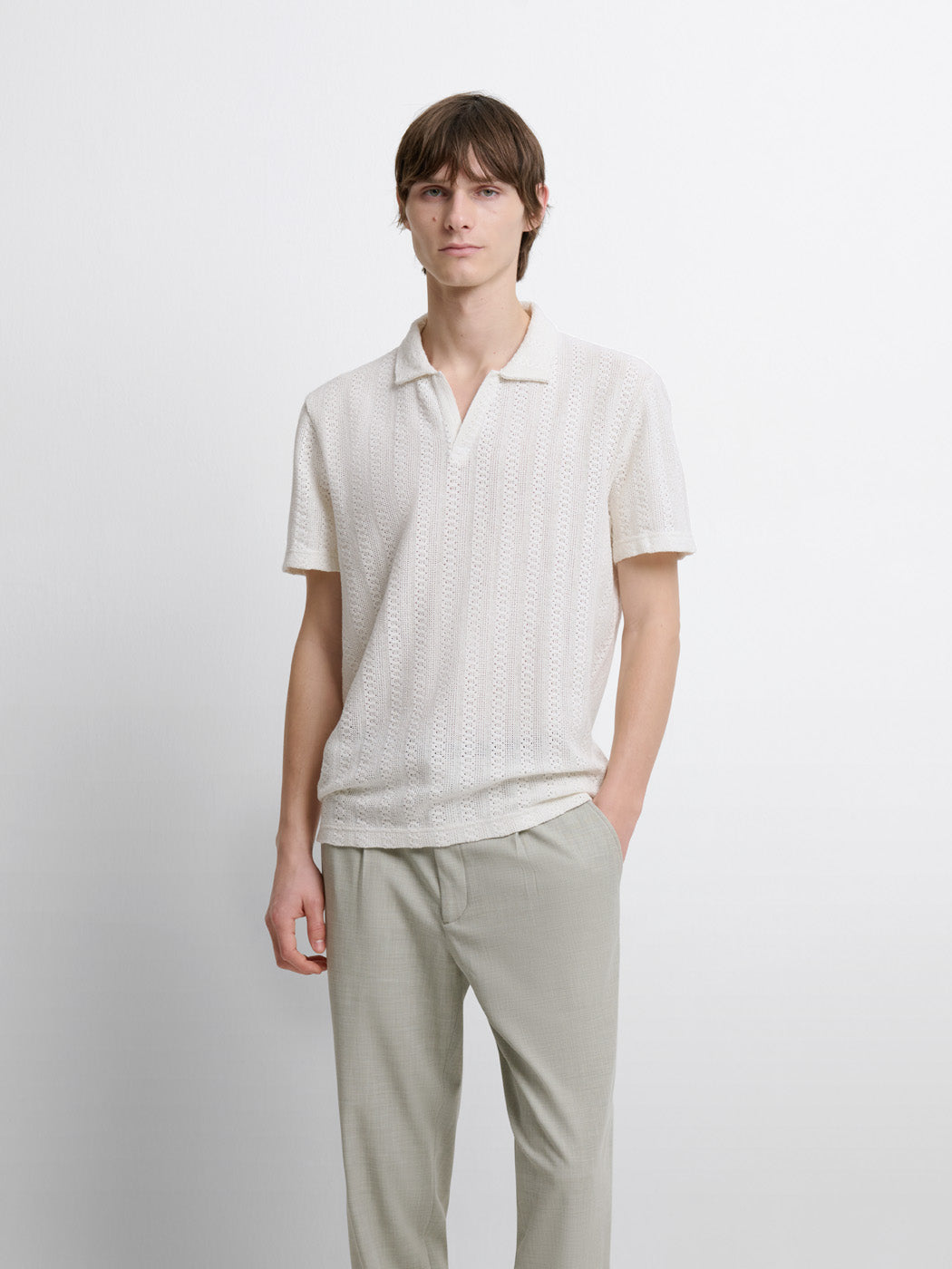 POLO MC MAILLE FINE HOMME - DEVRED 1902