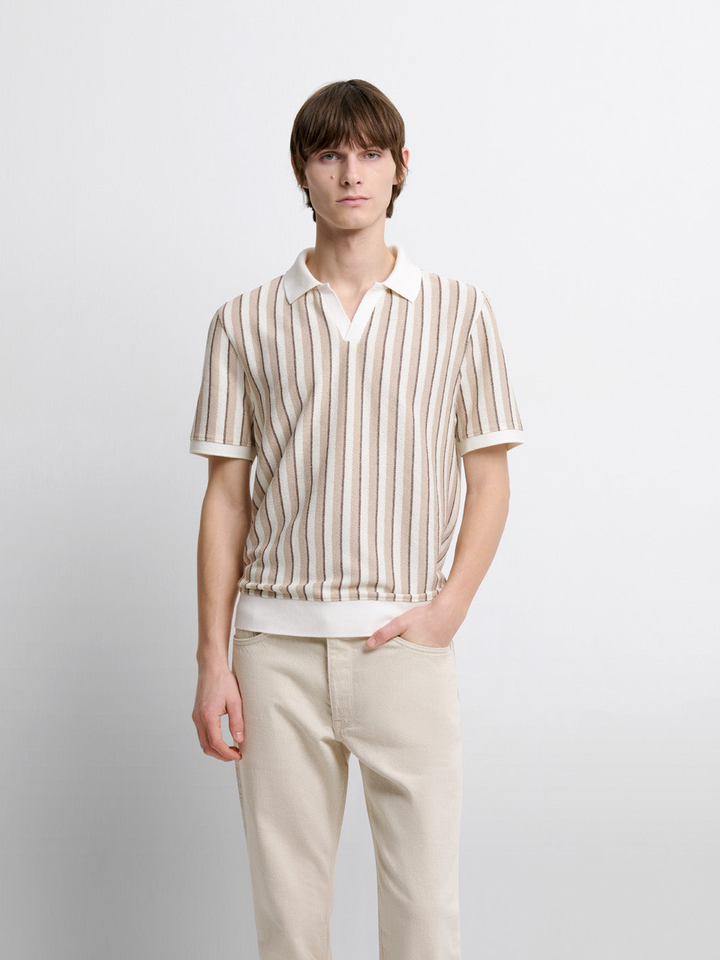 POLO MC MAILLE FINE HOMME - DEVRED 1902