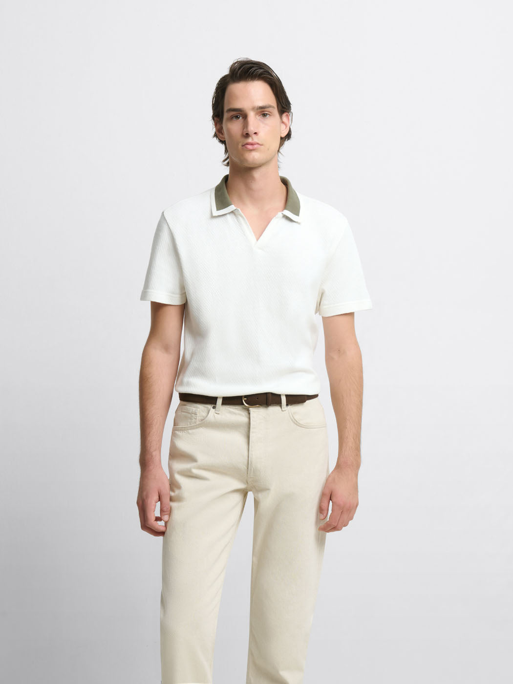 Polo col ouvert en coton - DEVRED 1902