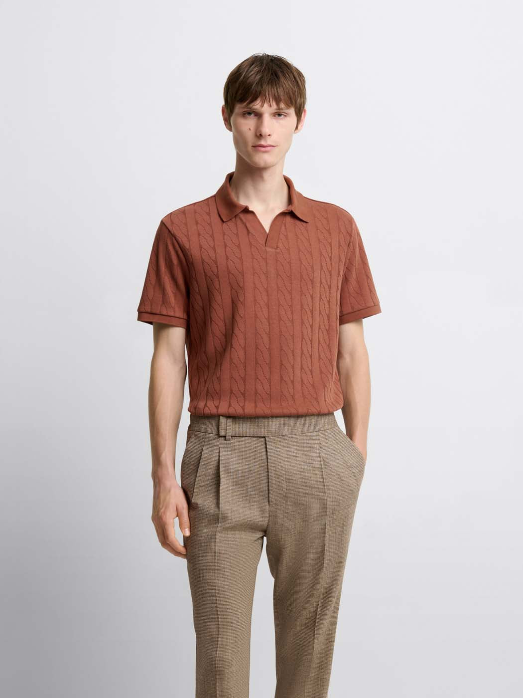 POLO MC MAILLE FINE HOMME - DEVRED 1902