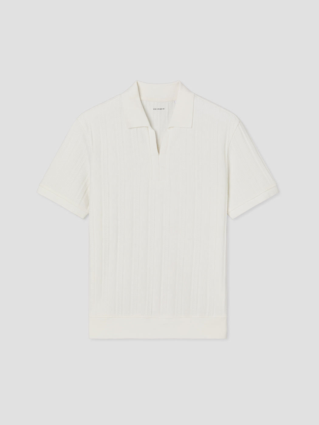 Polo col semi ouvert en coton - DEVRED 1902