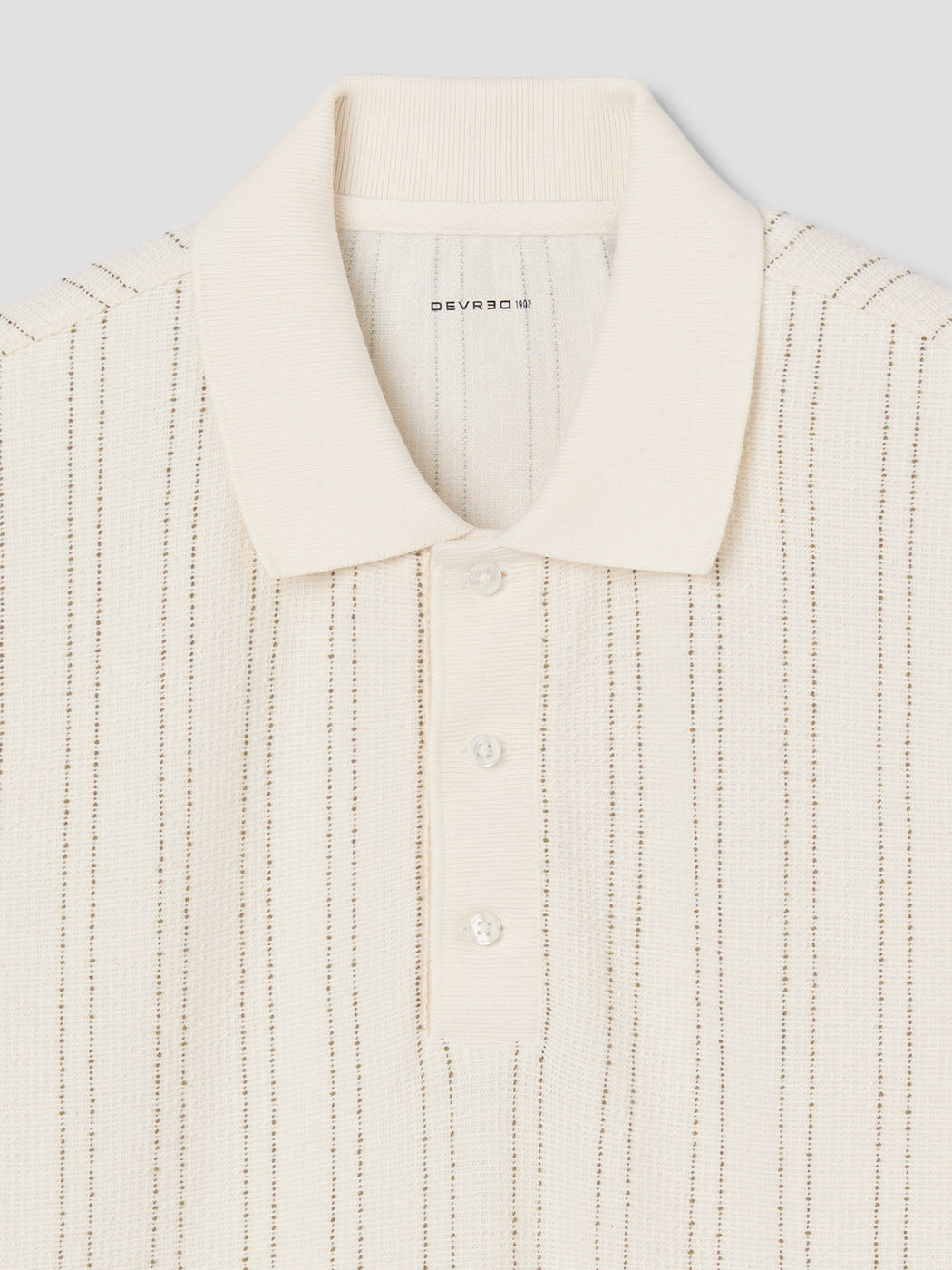 POLO MC MAILLE FINE HOMME - DEVRED 1902