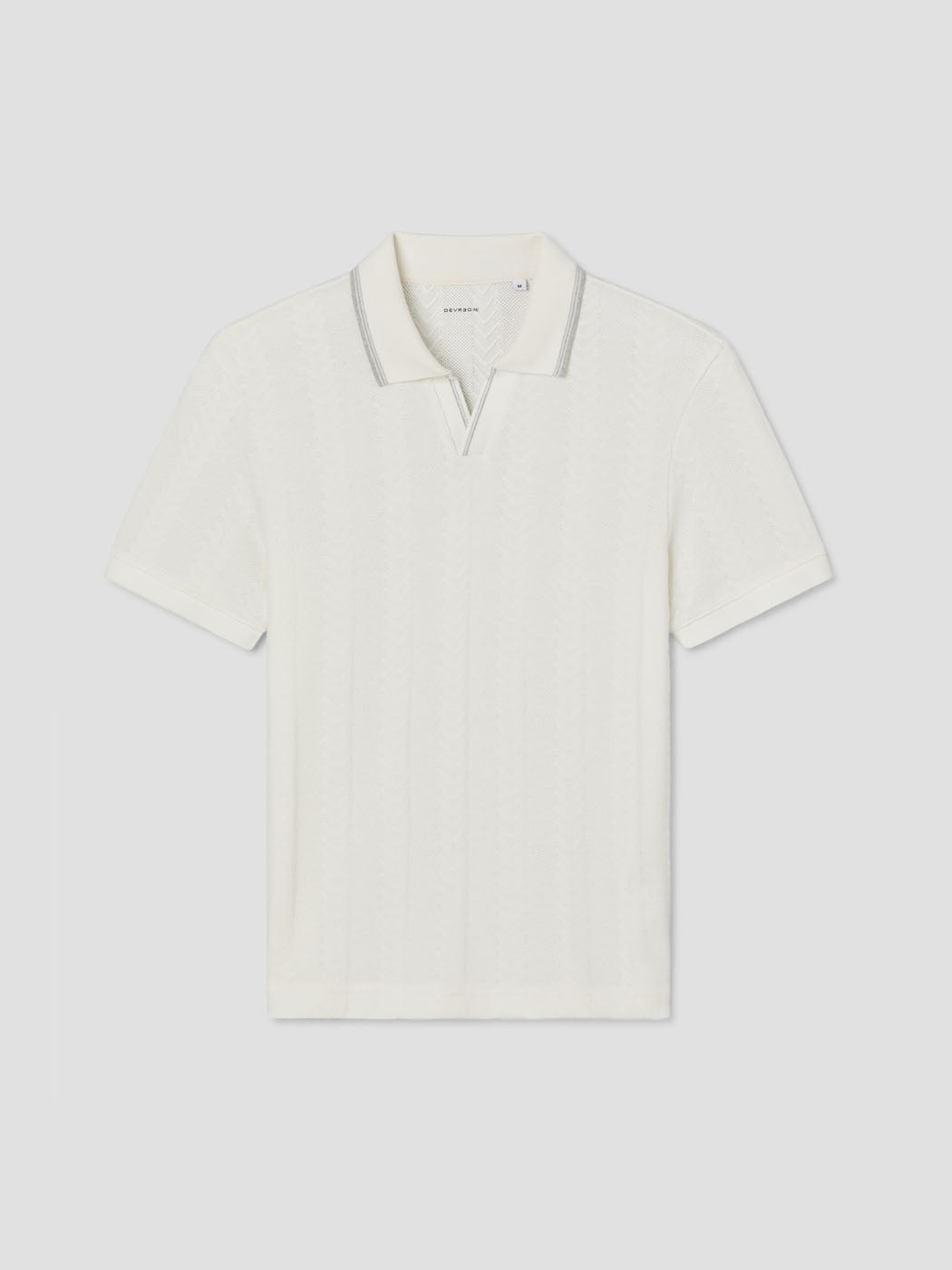 Polo col ouvert en jacquard - DEVRED 1902