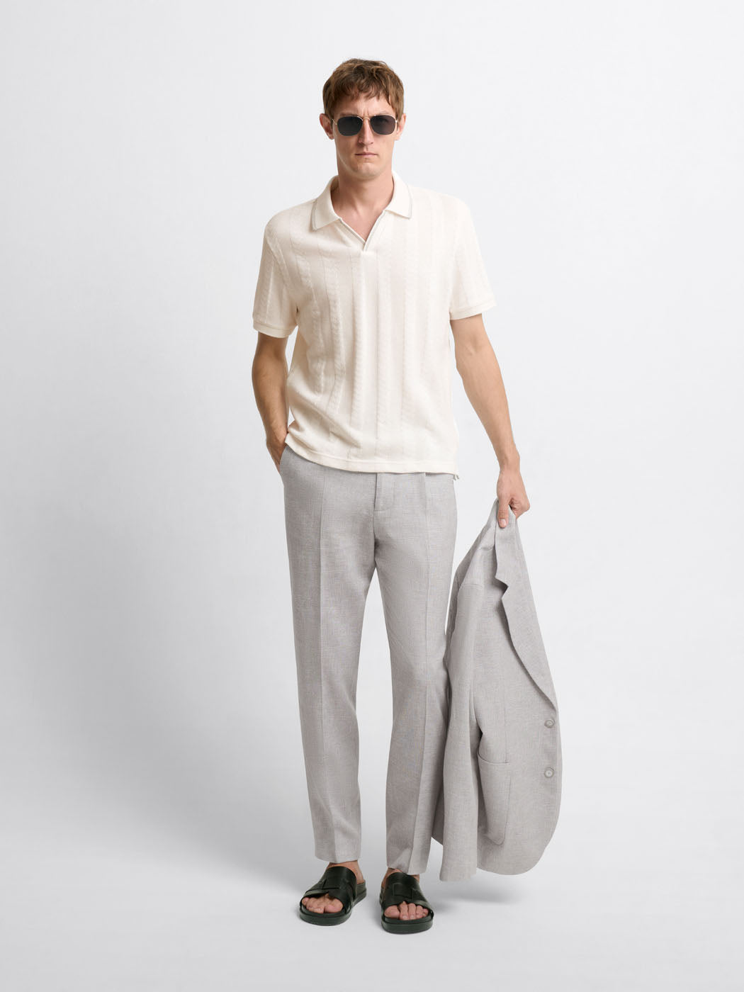 Polo col ouvert en jacquard - DEVRED 1902