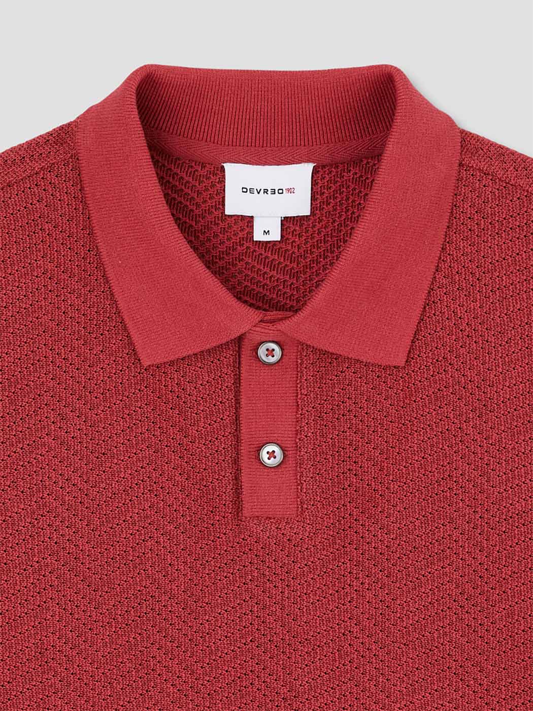 Polo col boutonné en coton - DEVRED 1902