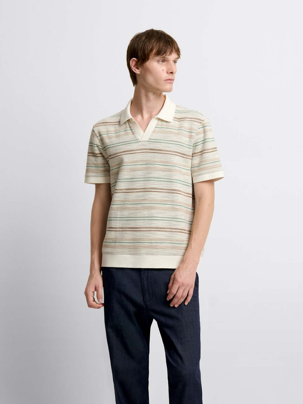 POLO MC MAILLE FINE HOMME - DEVRED 1902