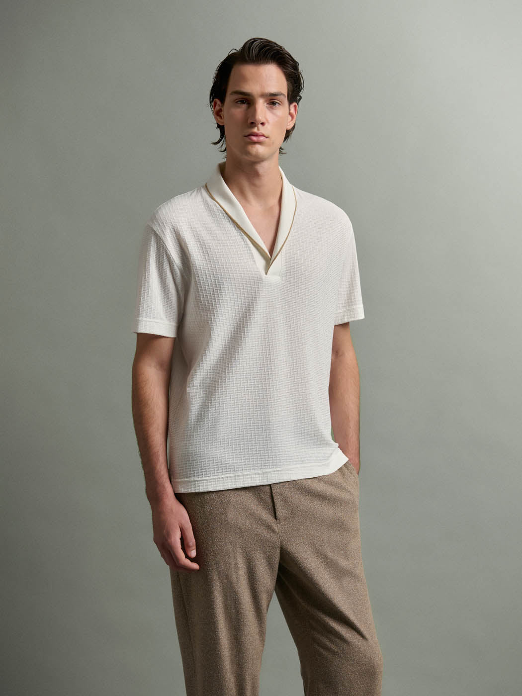 Polo col ouvert en jersey - DEVRED 1902