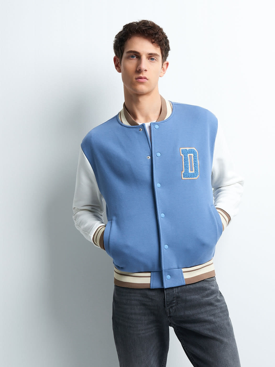 Blouson col teddy bicolore - DEVRED 1902