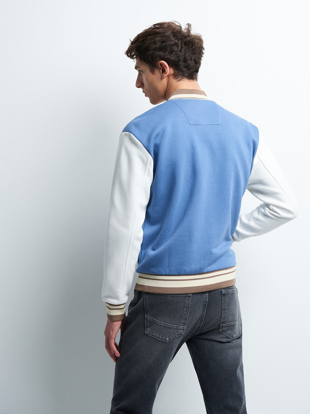 Blouson col teddy bicolore - DEVRED 1902