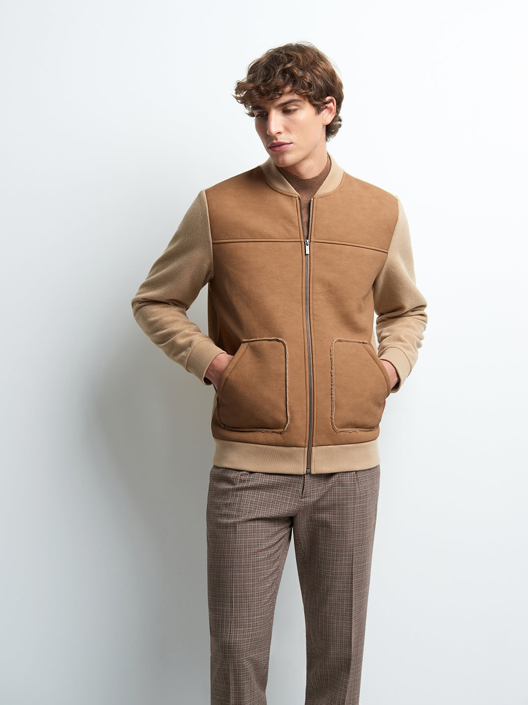 Blouson col montant bi-matière - DEVRED 1902