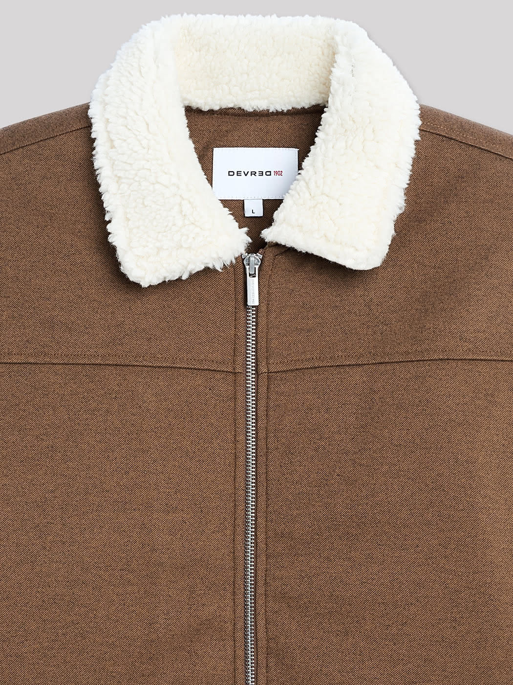 Blouson col sherpa jersey - DEVRED 1902
