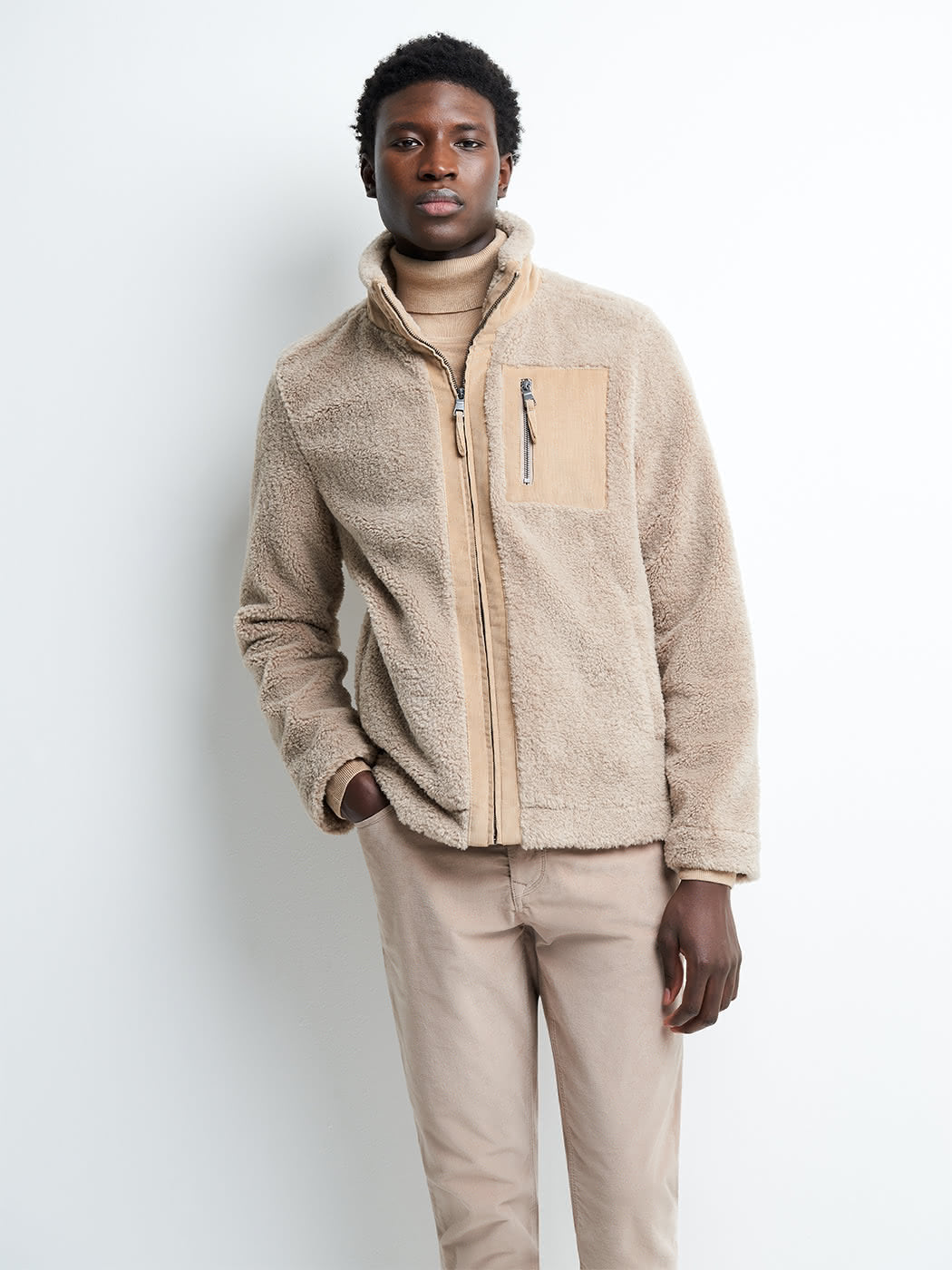 Blouson col montant sherpa - DEVRED 1902