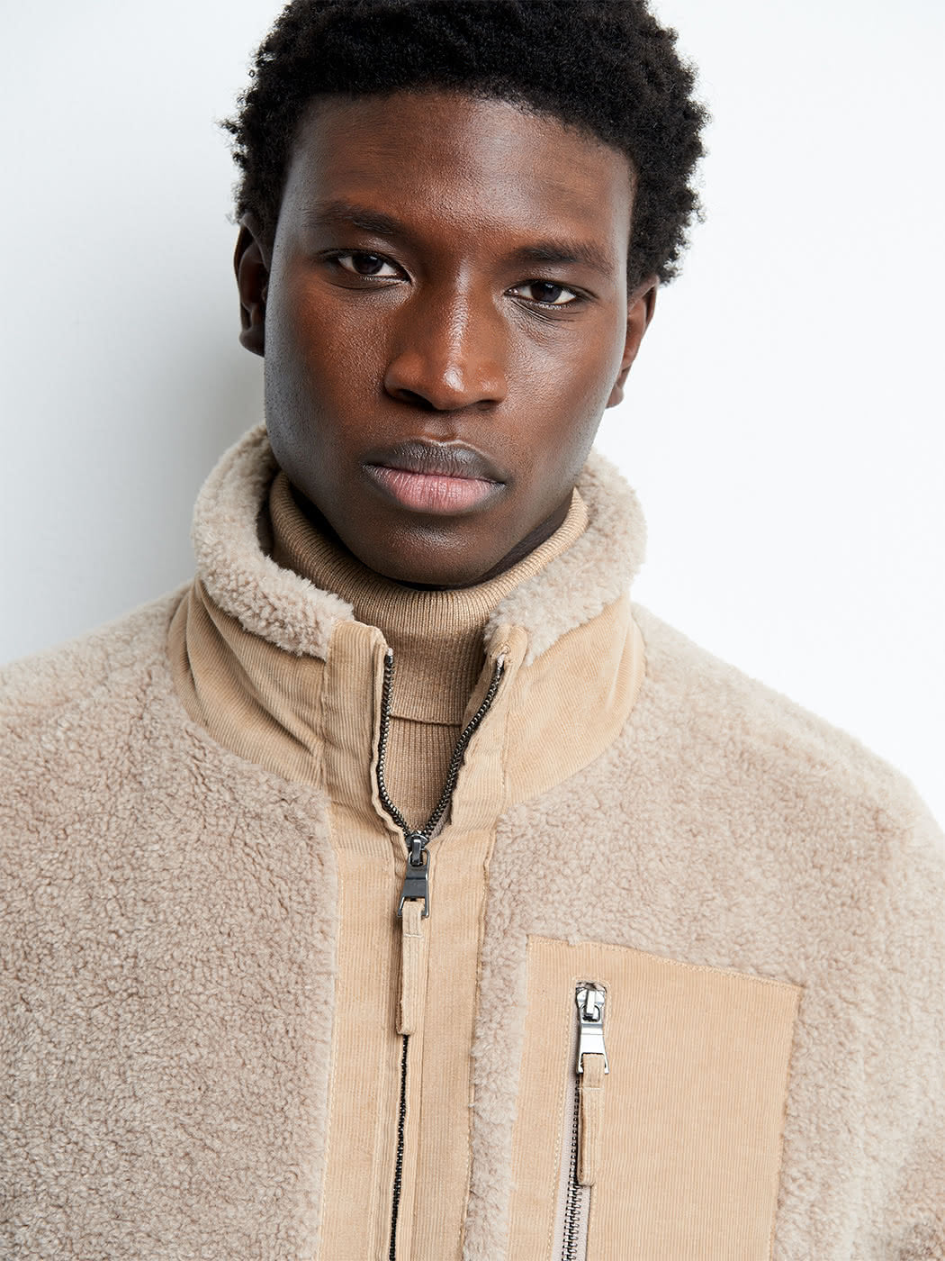 Blouson col montant sherpa - DEVRED 1902