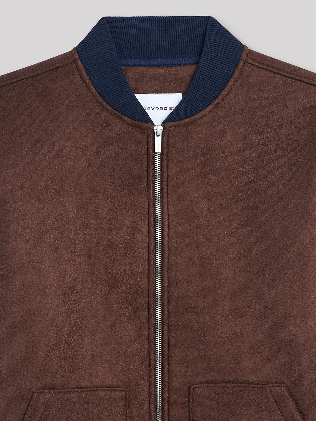 Veste légère col teddy suédine - DEVRED 1902