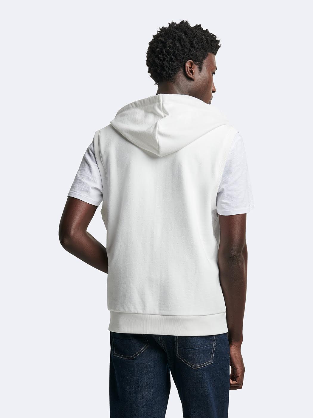 Sweat sans manche à capuche 100% coton - DEVRED 1902