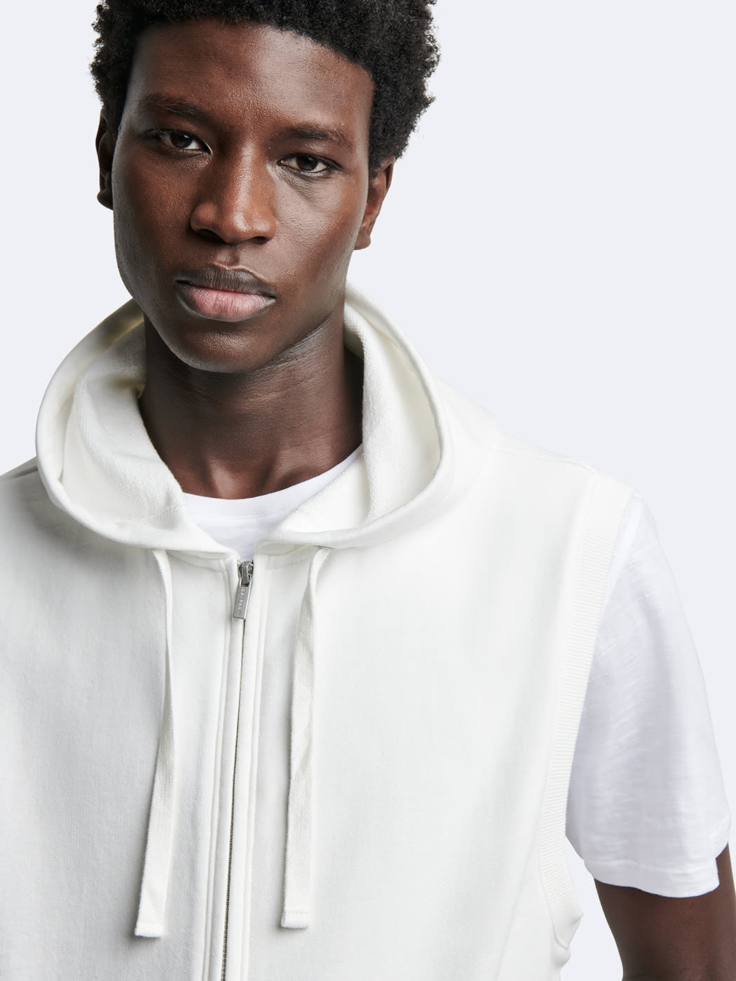 Sweat sans manche à capuche 100% coton - DEVRED 1902