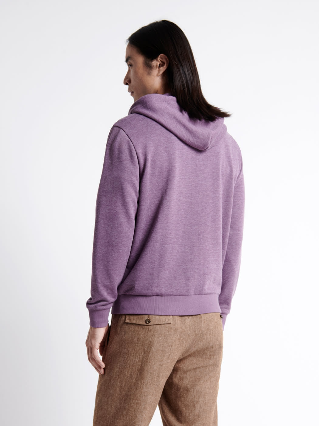 Sweat à capuche faux-uni en coton - DEVRED 1902