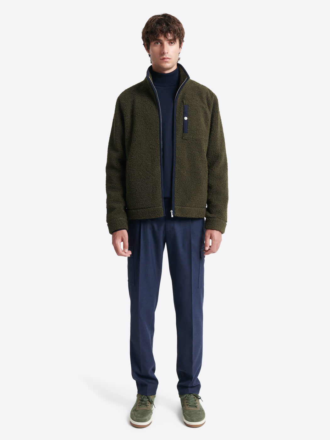 Veste polaire avec son col sherpa - DEVRED 1902
