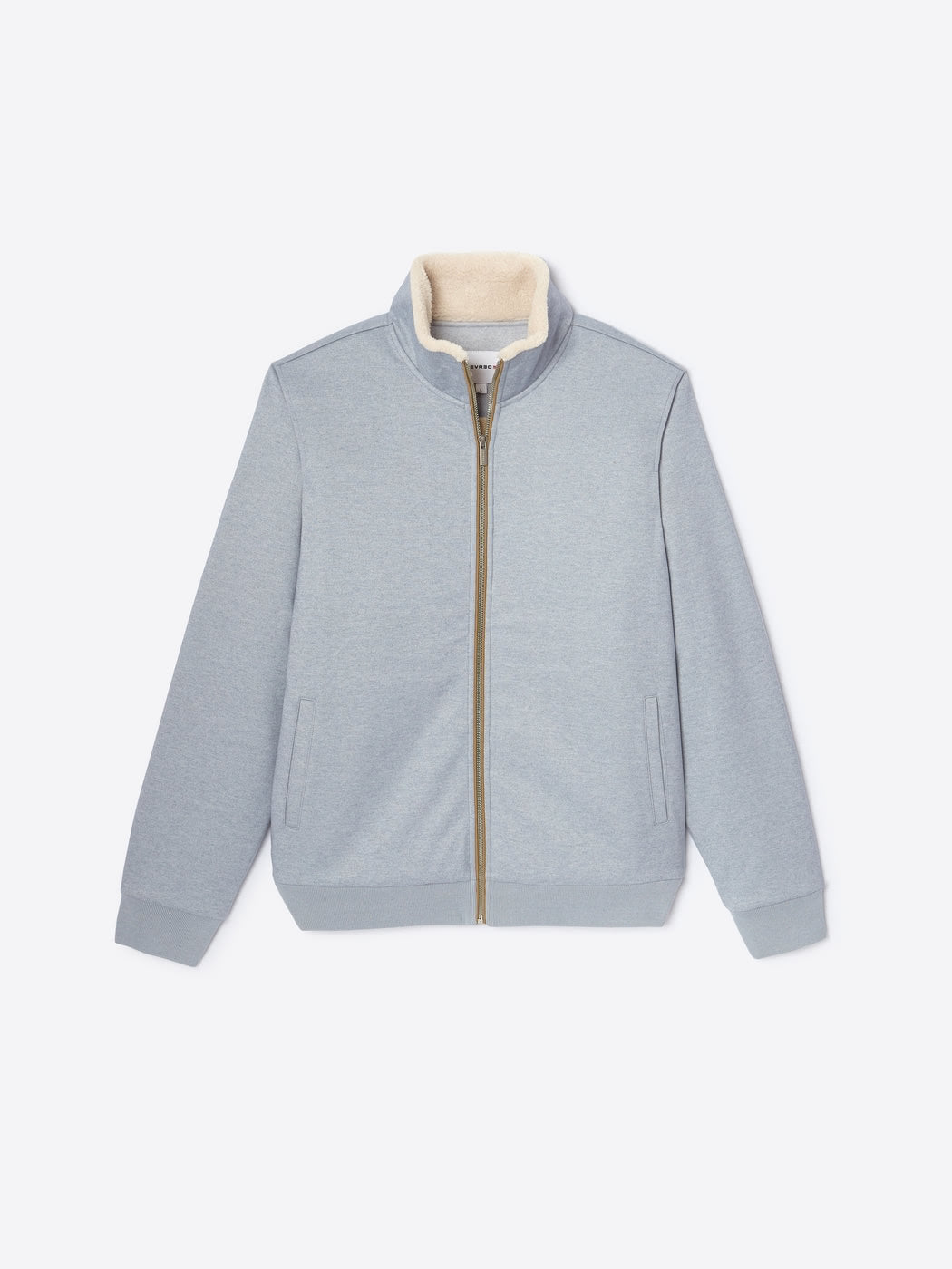 Sweat col sherpa chiné avec poches - DEVRED 1902