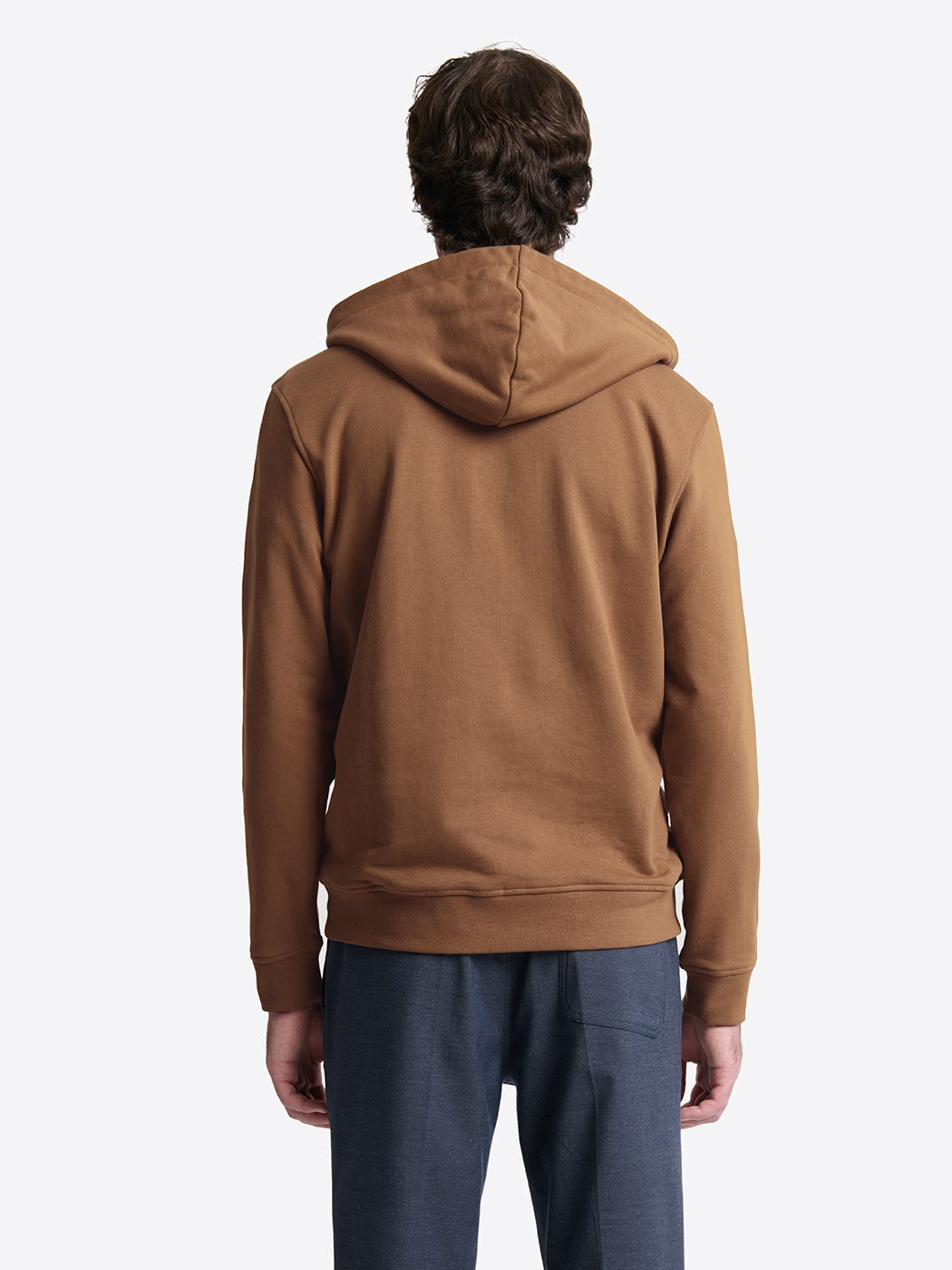 Sweat regular zippé à capuche en coton - DEVRED 1902