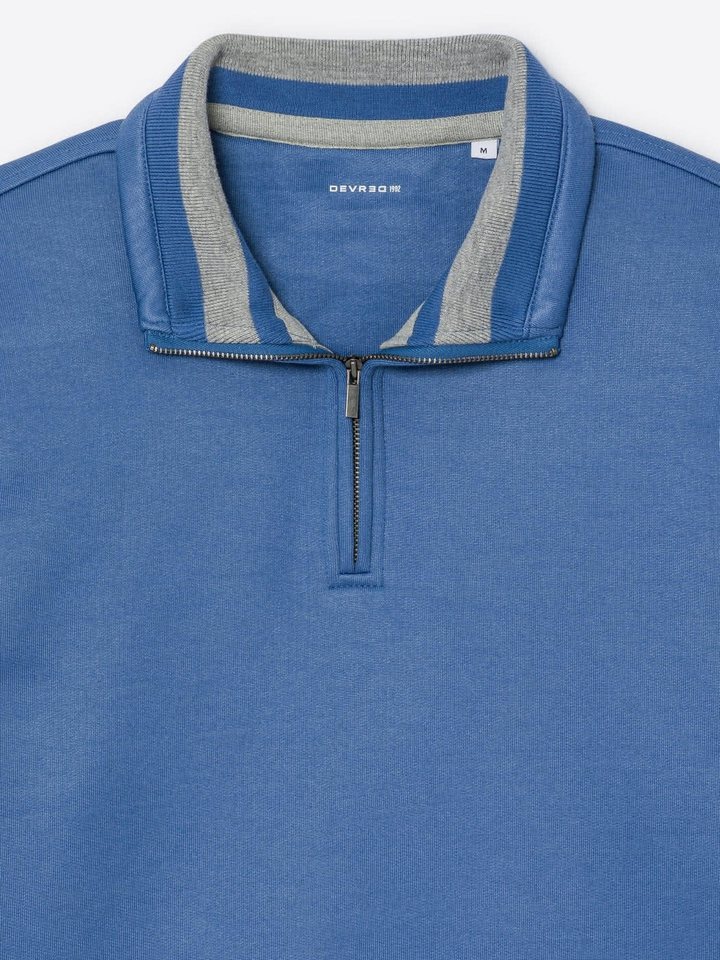 Sweat col montant zippé en coton - DEVRED 1902