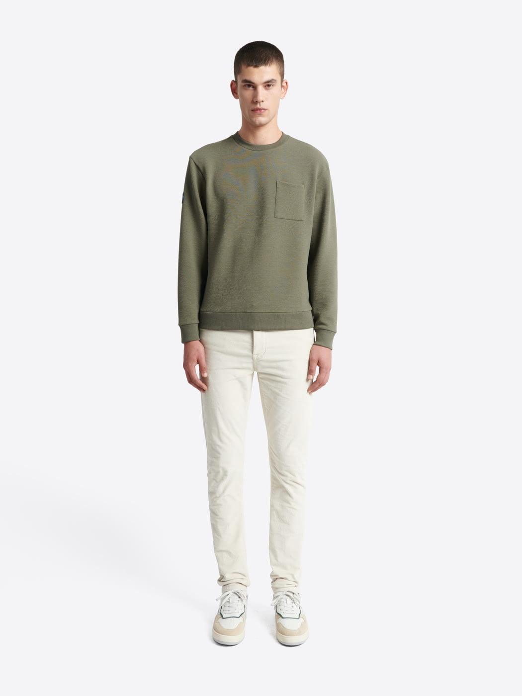 Sweat regular col rond en coton - DEVRED 1902
