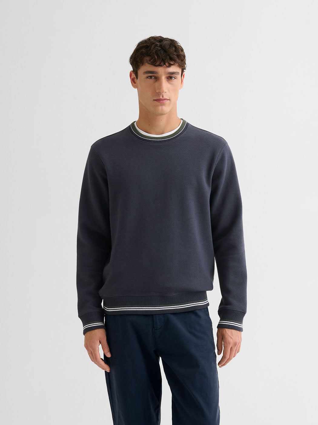 Sweat col rond bicolore - DEVRED 1902