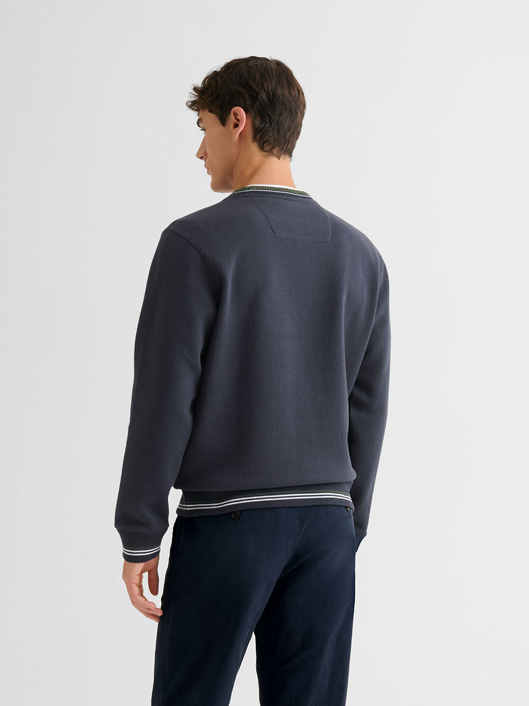 Sweat col rond bicolore - DEVRED 1902