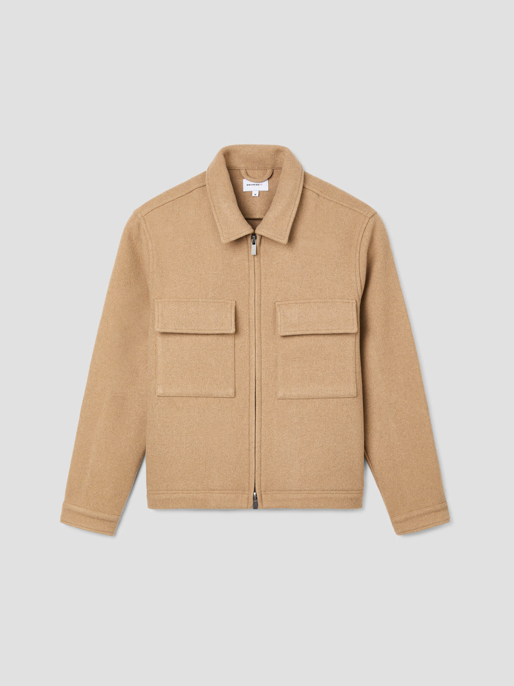 Blouson col chemise effet laine bouillie - DEVRED 1902