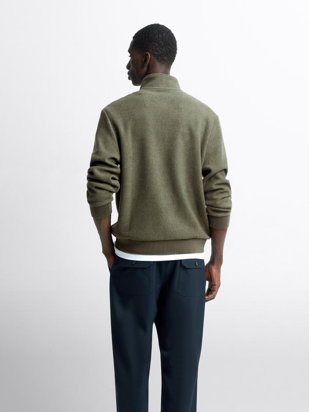 Sweat col montant demi zip - DEVRED 1902