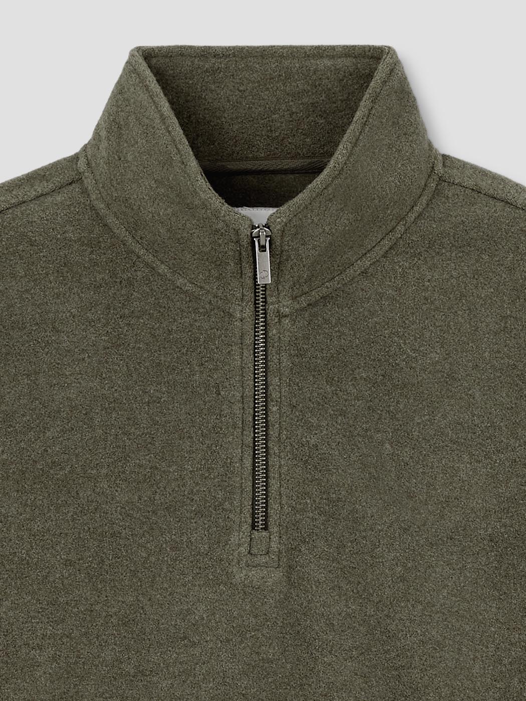 Sweat col montant demi zip - DEVRED 1902