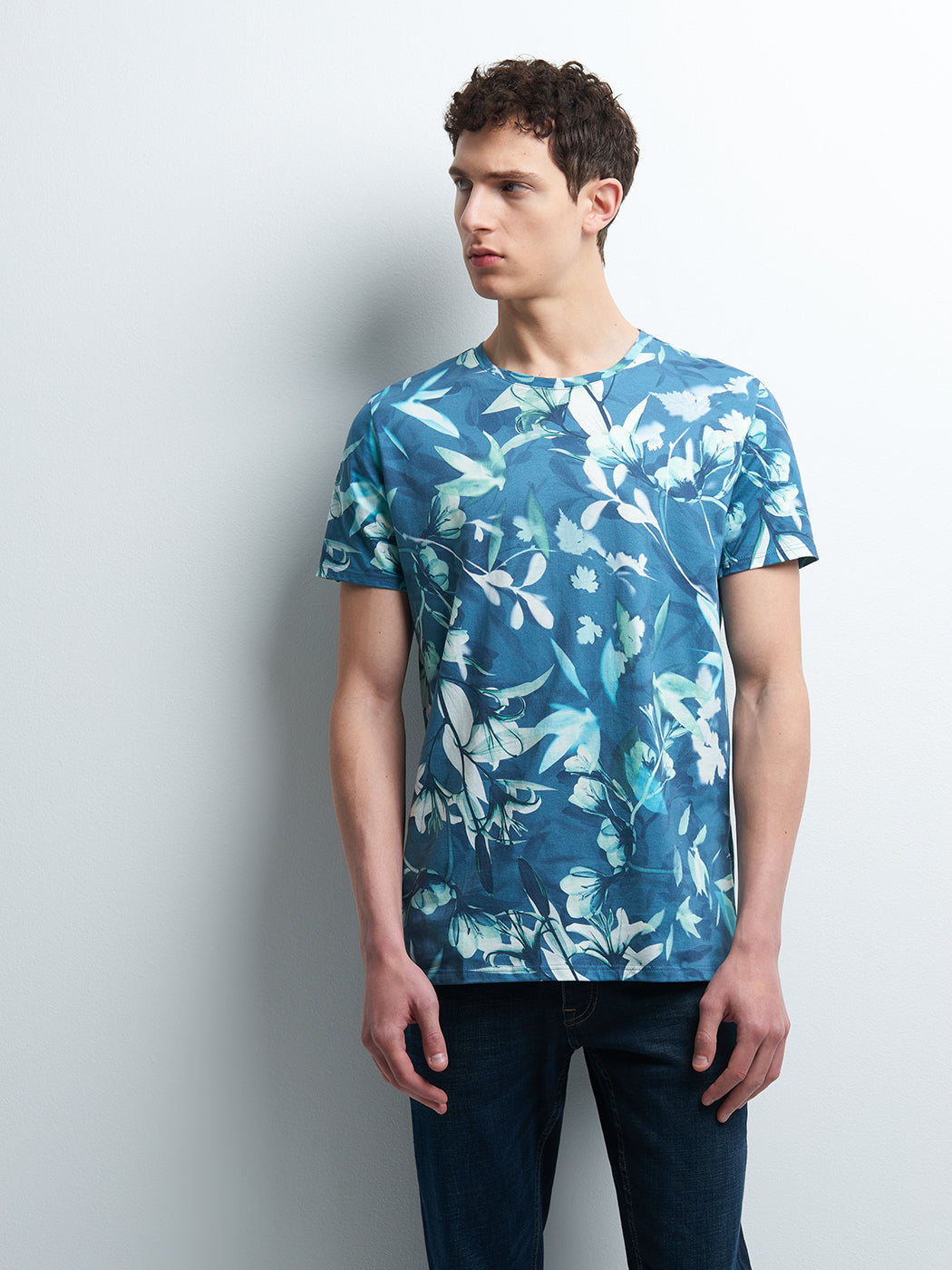 Tee-shirt en coton bio fleuri - DEVRED 1902