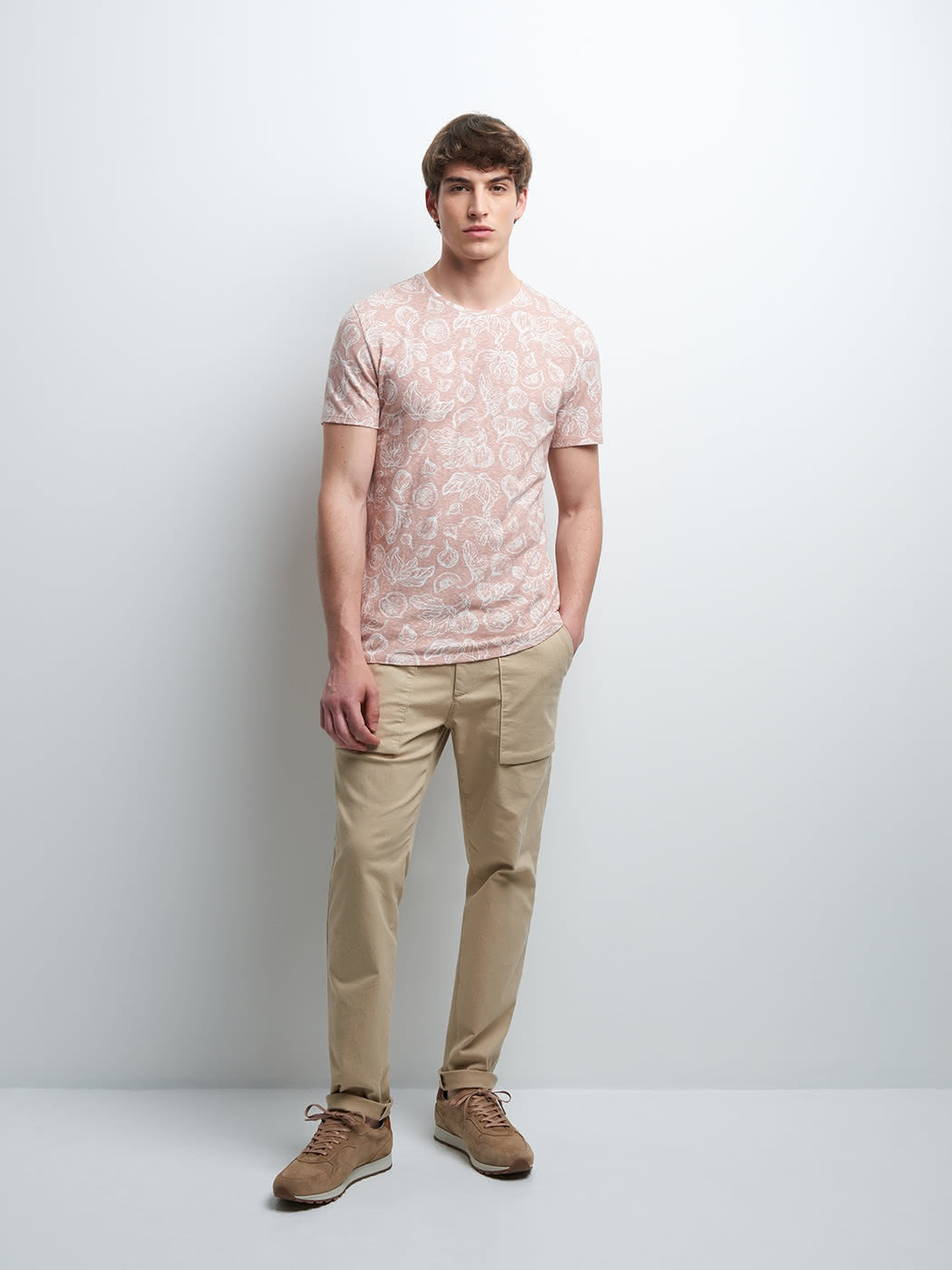 Tee-shirt col rond imprimé - DEVRED 1902