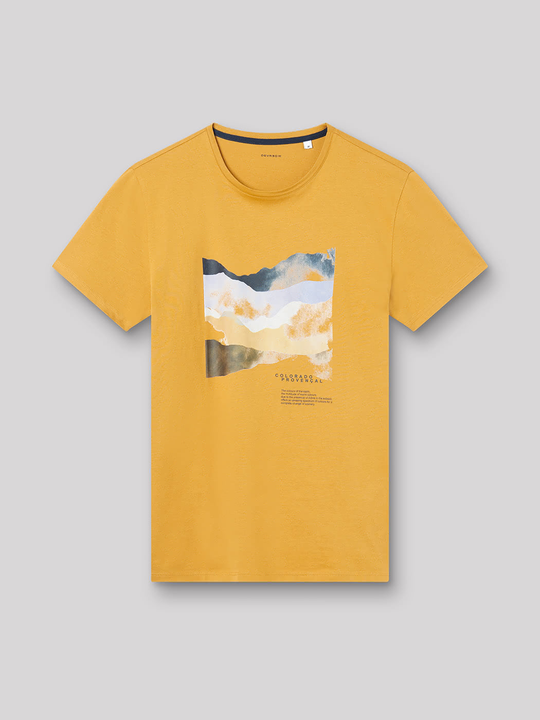 Tee-shirt en coton à motif placé devant - DEVRED 1902