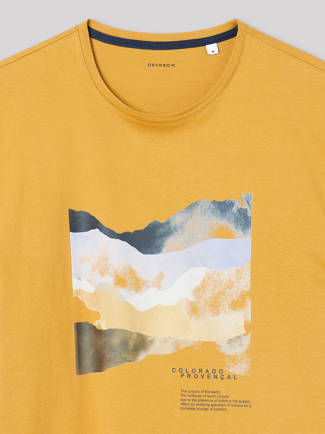 Tee-shirt en coton à motif placé devant - DEVRED 1902