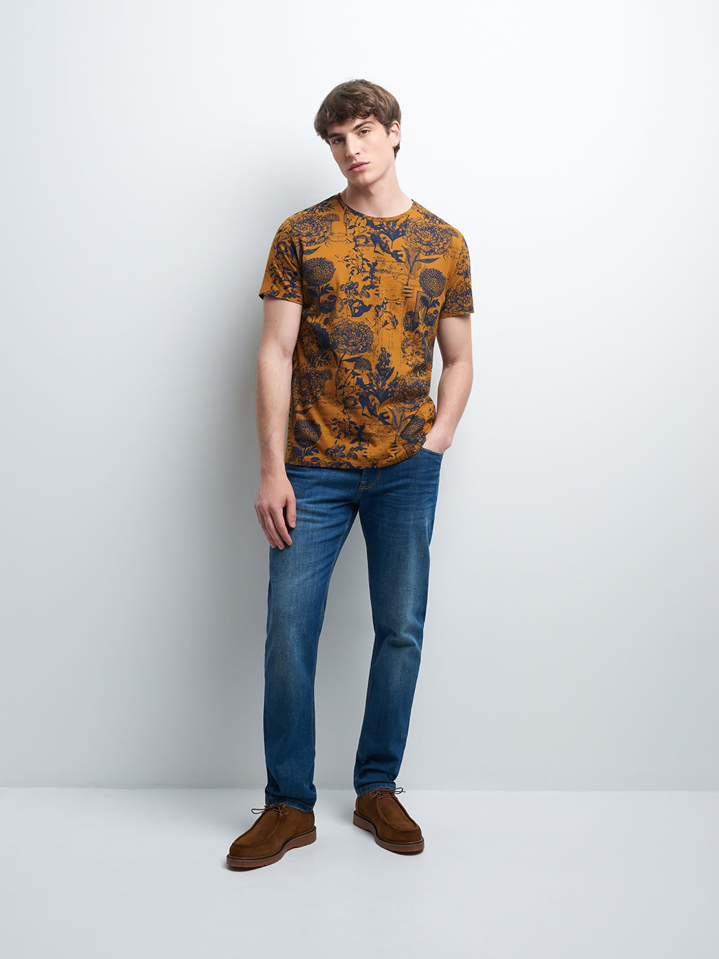 Tee-shirt en coton fleuri - DEVRED 1902