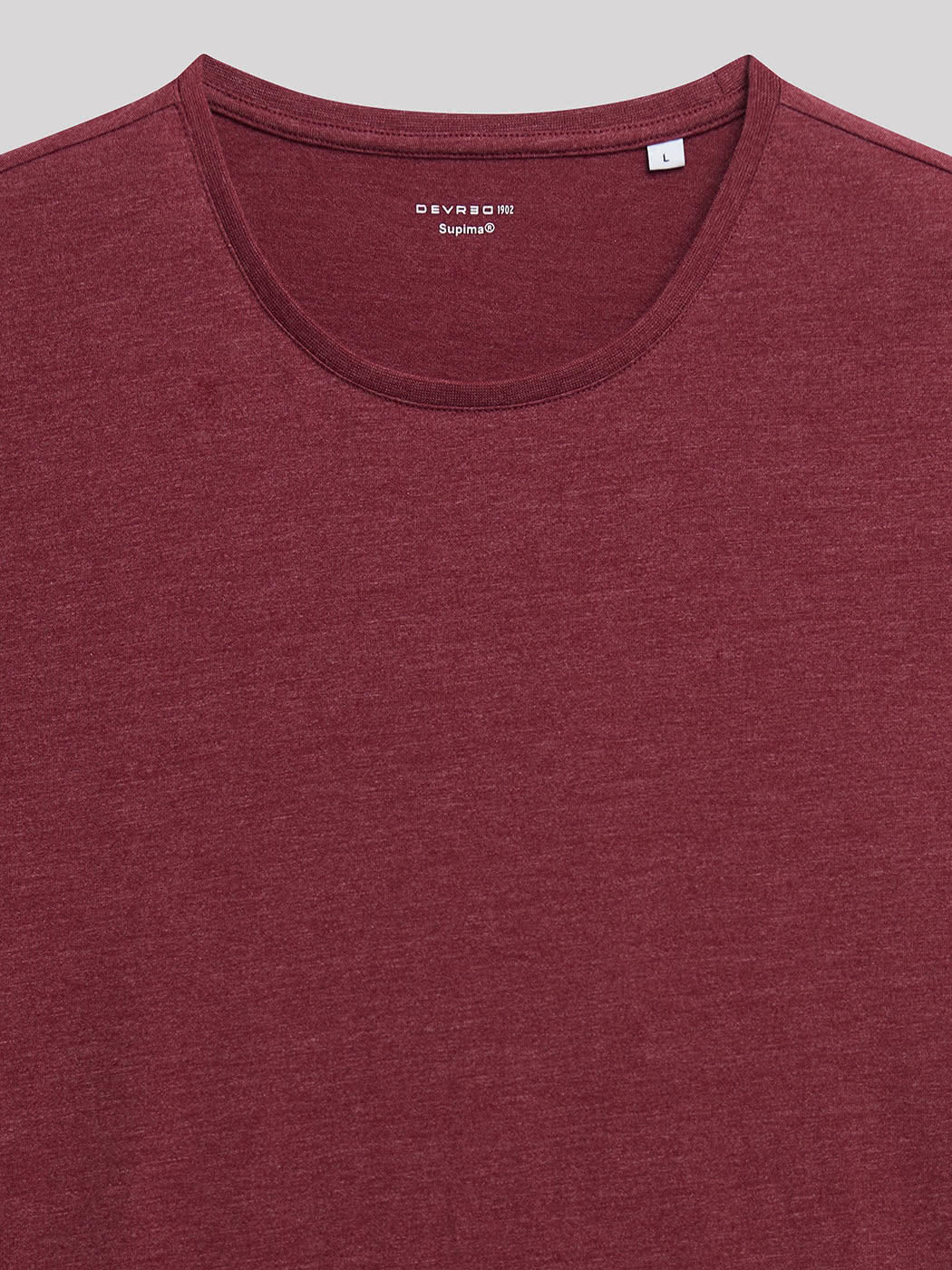 Tee shirt en coton supima® chiné - DEVRED 1902