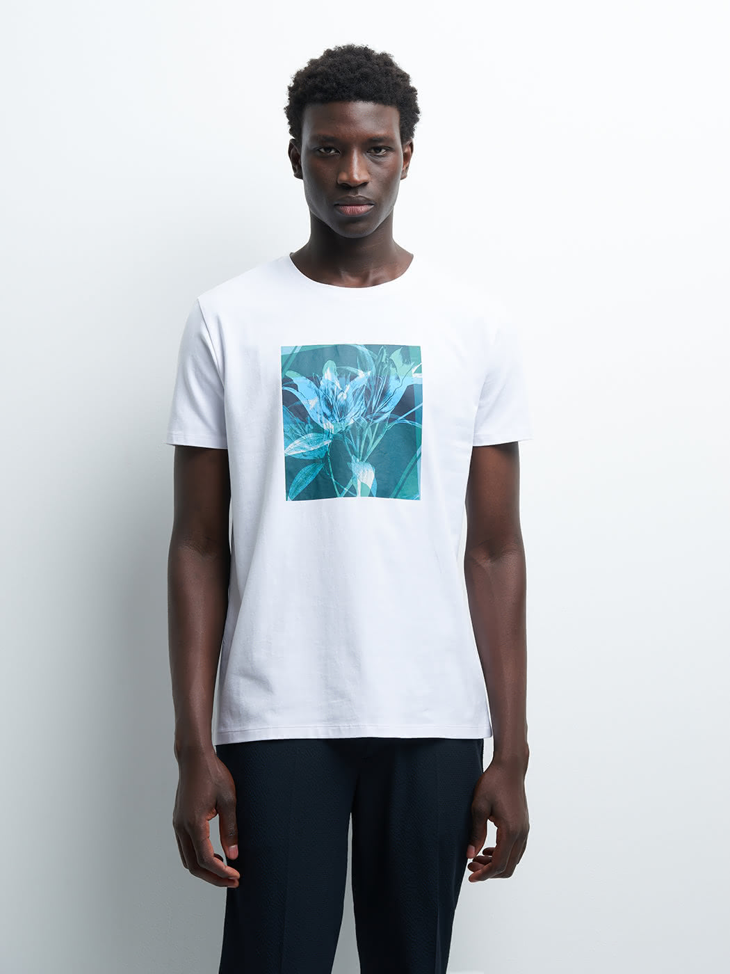 Tee-shirt en coton à motif devant - DEVRED 1902