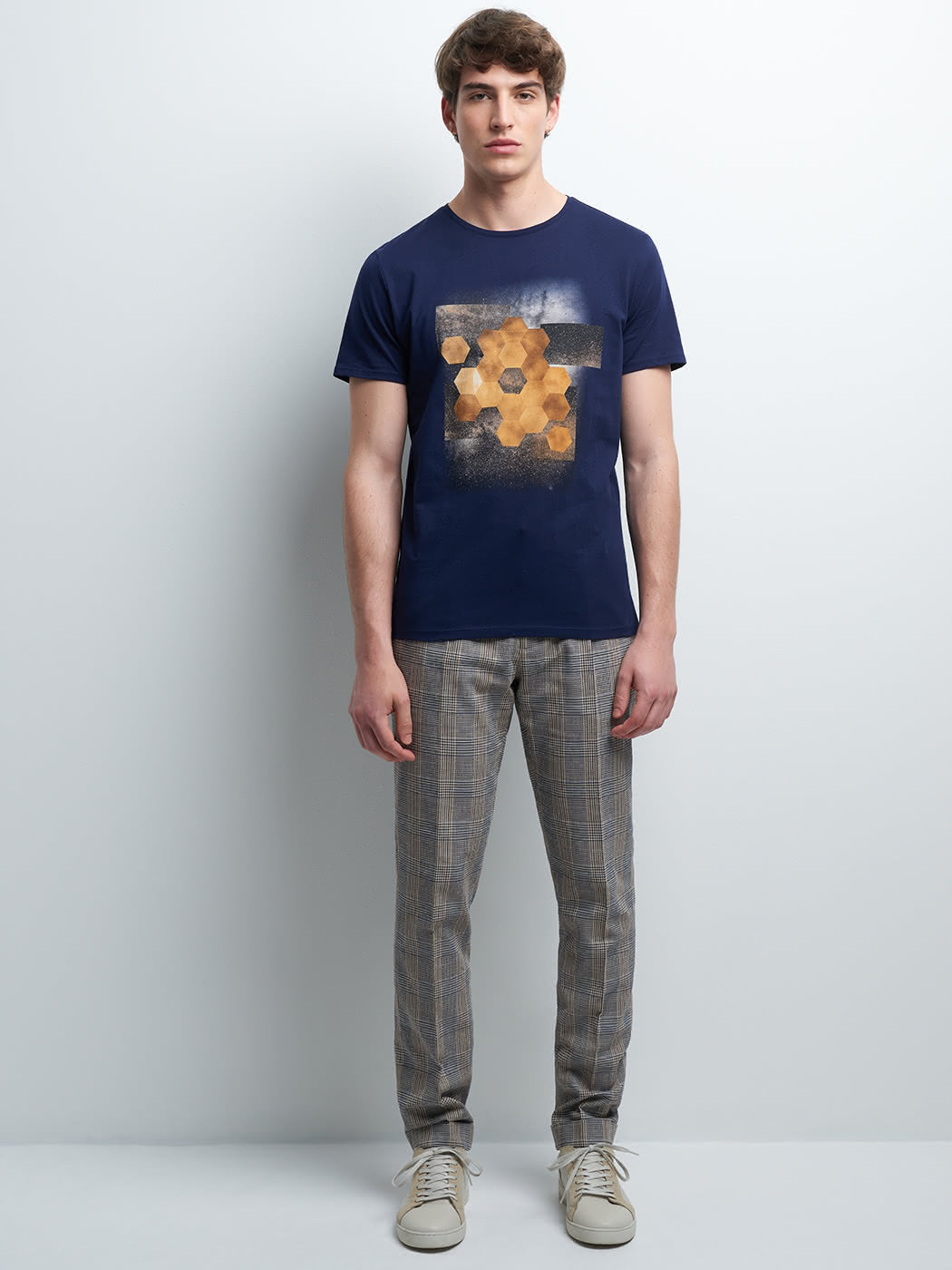 Tee-shirt en coton à motif placé devant - DEVRED 1902