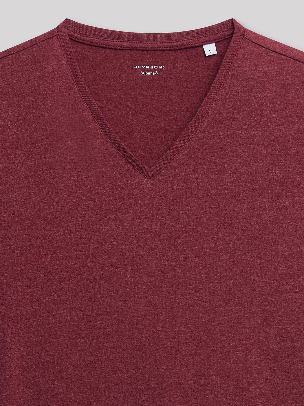 Tee shirt en coton supima® chiné - DEVRED 1902