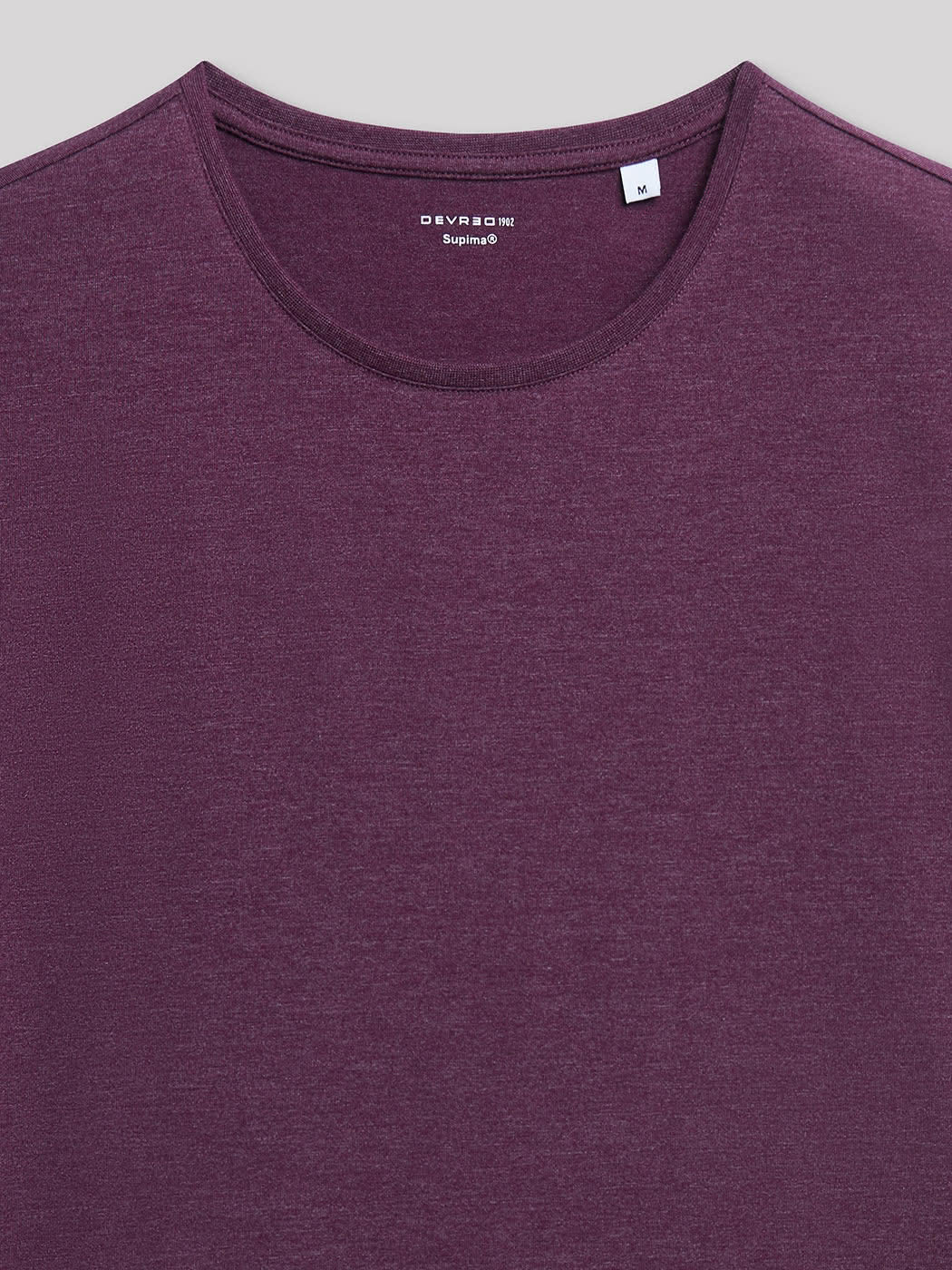 Tee shirt en coton supima® uni - DEVRED 1902