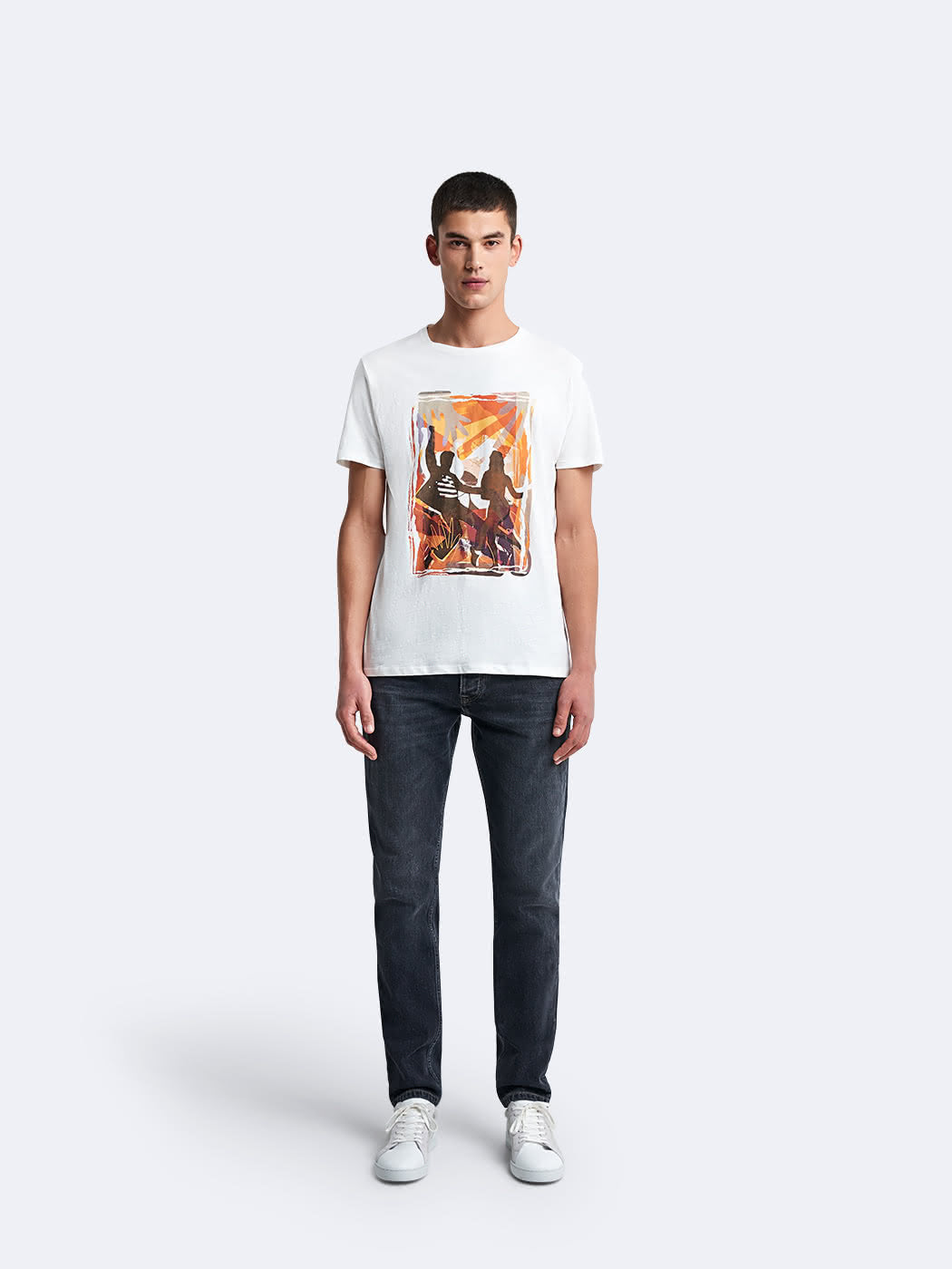 T-shirt col rond coton en conversion - DEVRED 1902