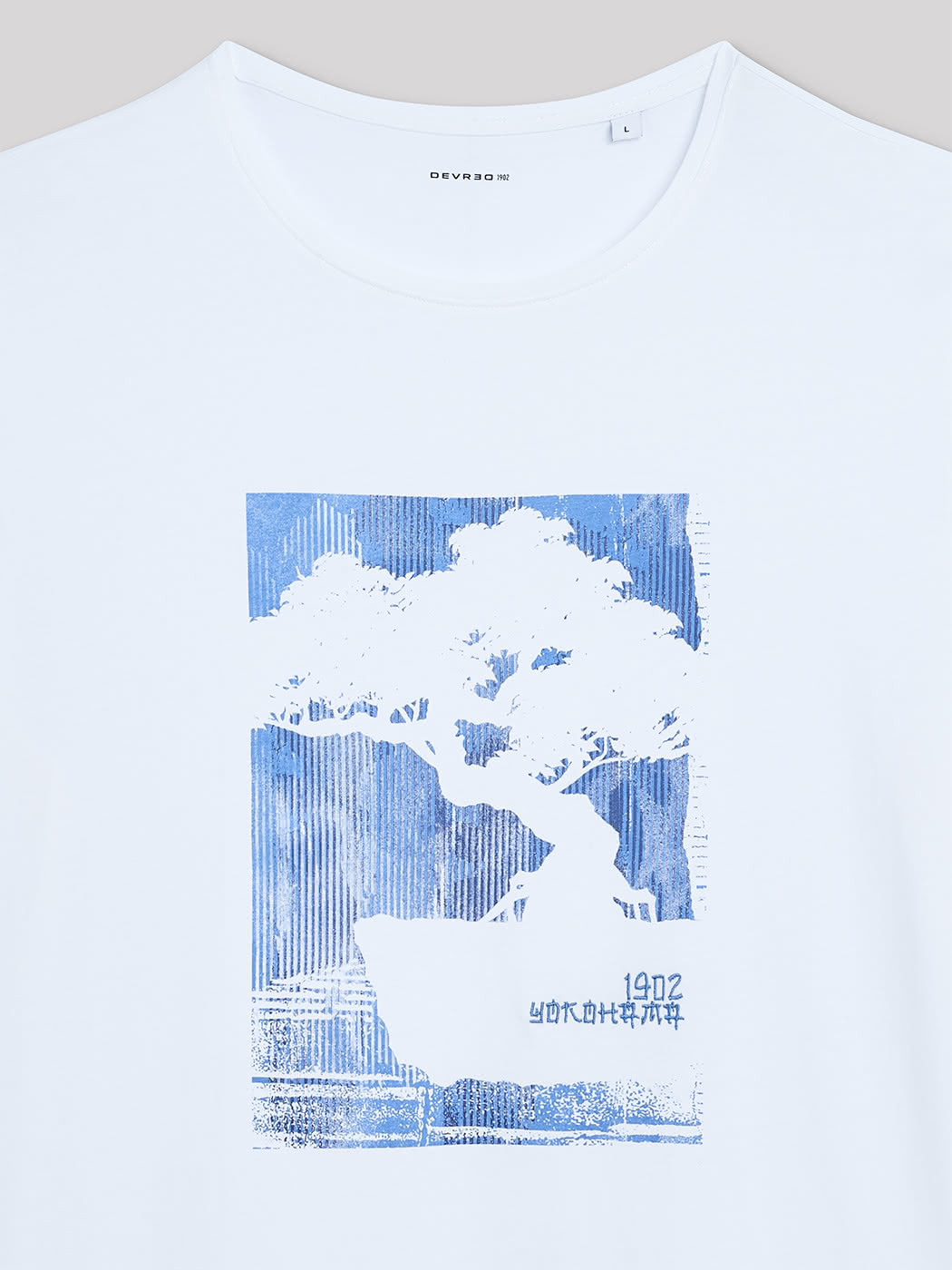 T-shirt col rond coton en conversion - DEVRED 1902