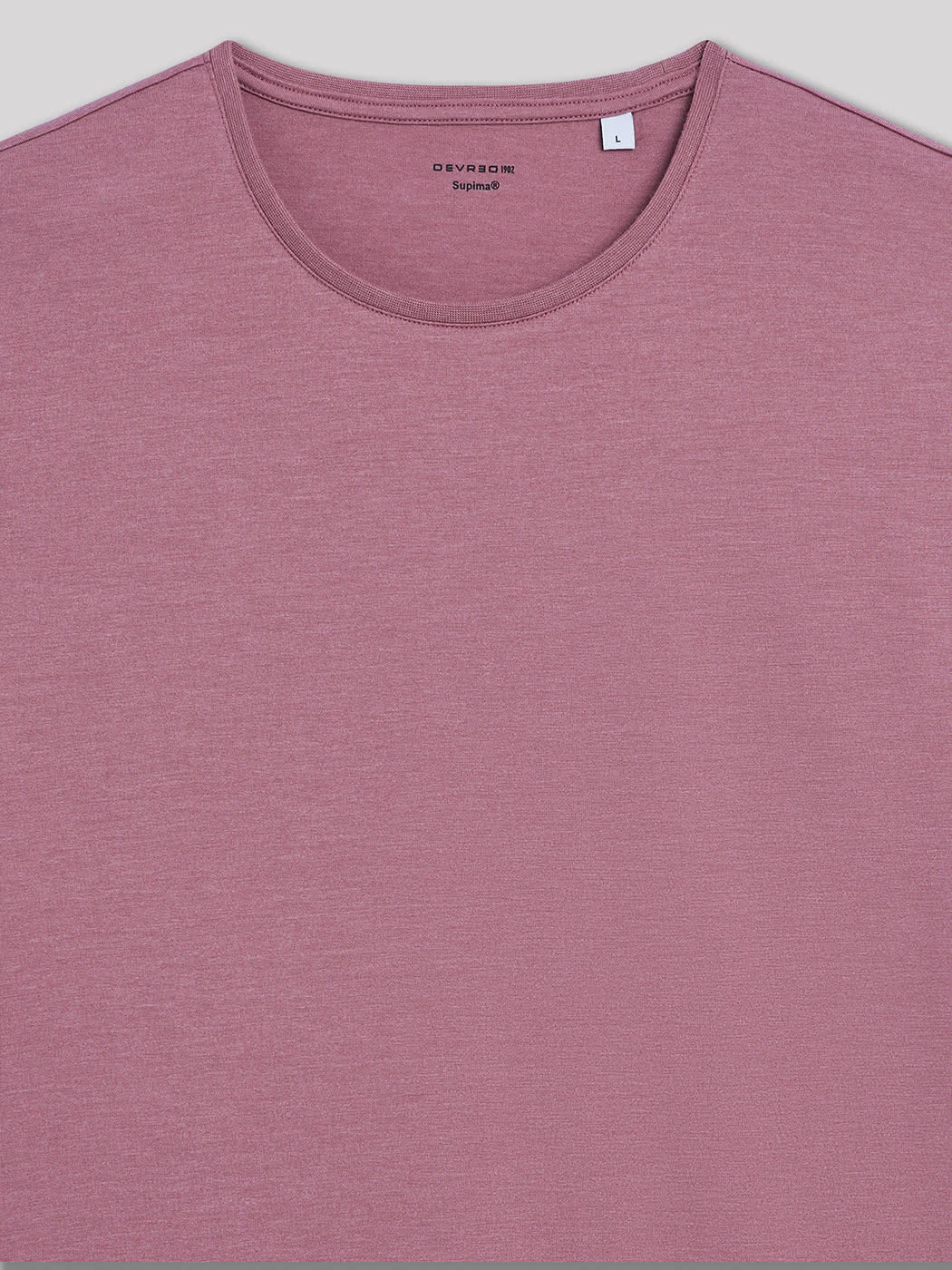 T-shirt col rond en coton Supima - DEVRED 1902