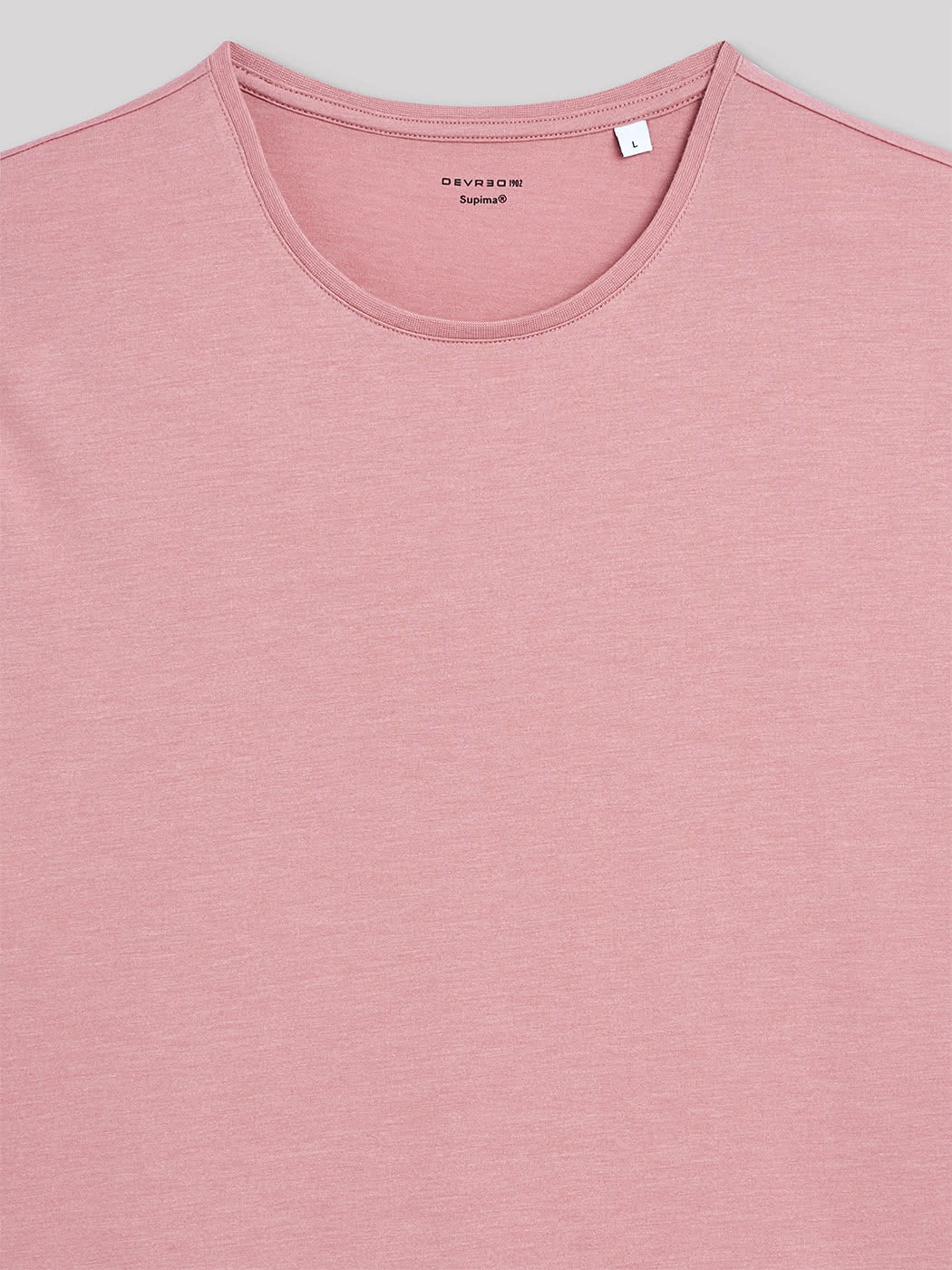 T-shirt col rond en coton Supima - DEVRED 1902