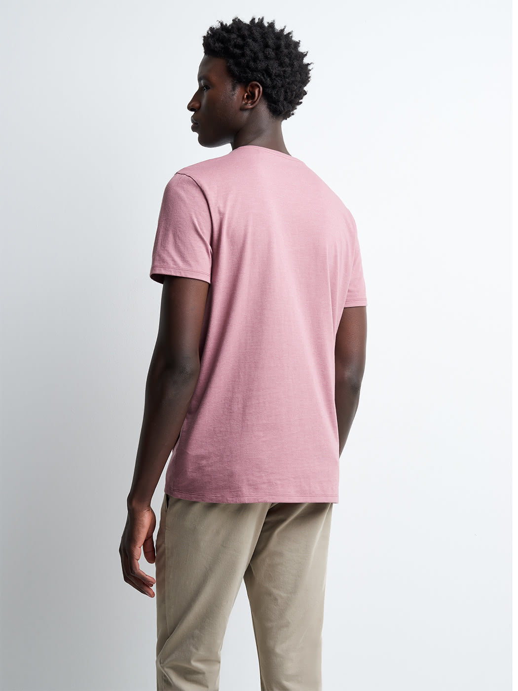 T-shirt col v en coton Supima - DEVRED 1902