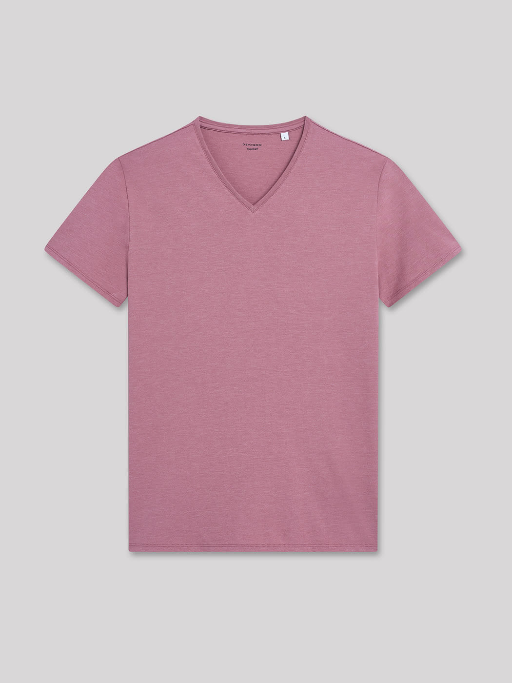 T-shirt col v en coton Supima - DEVRED 1902