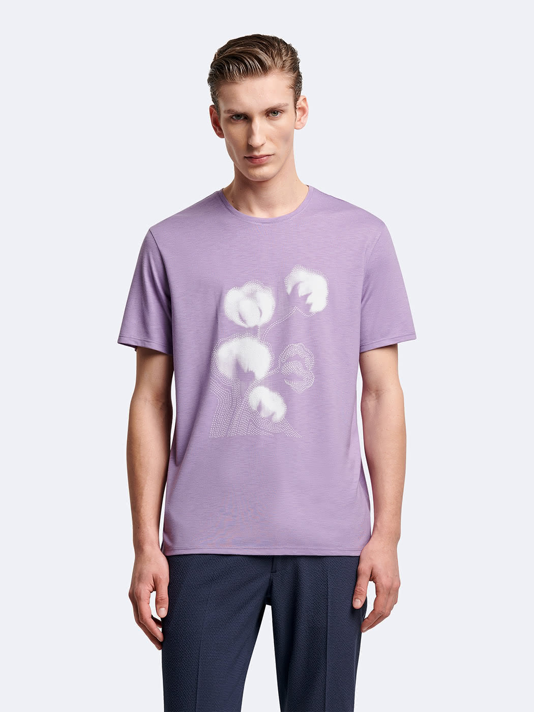 T-shirt col rond à motif - DEVRED 1902